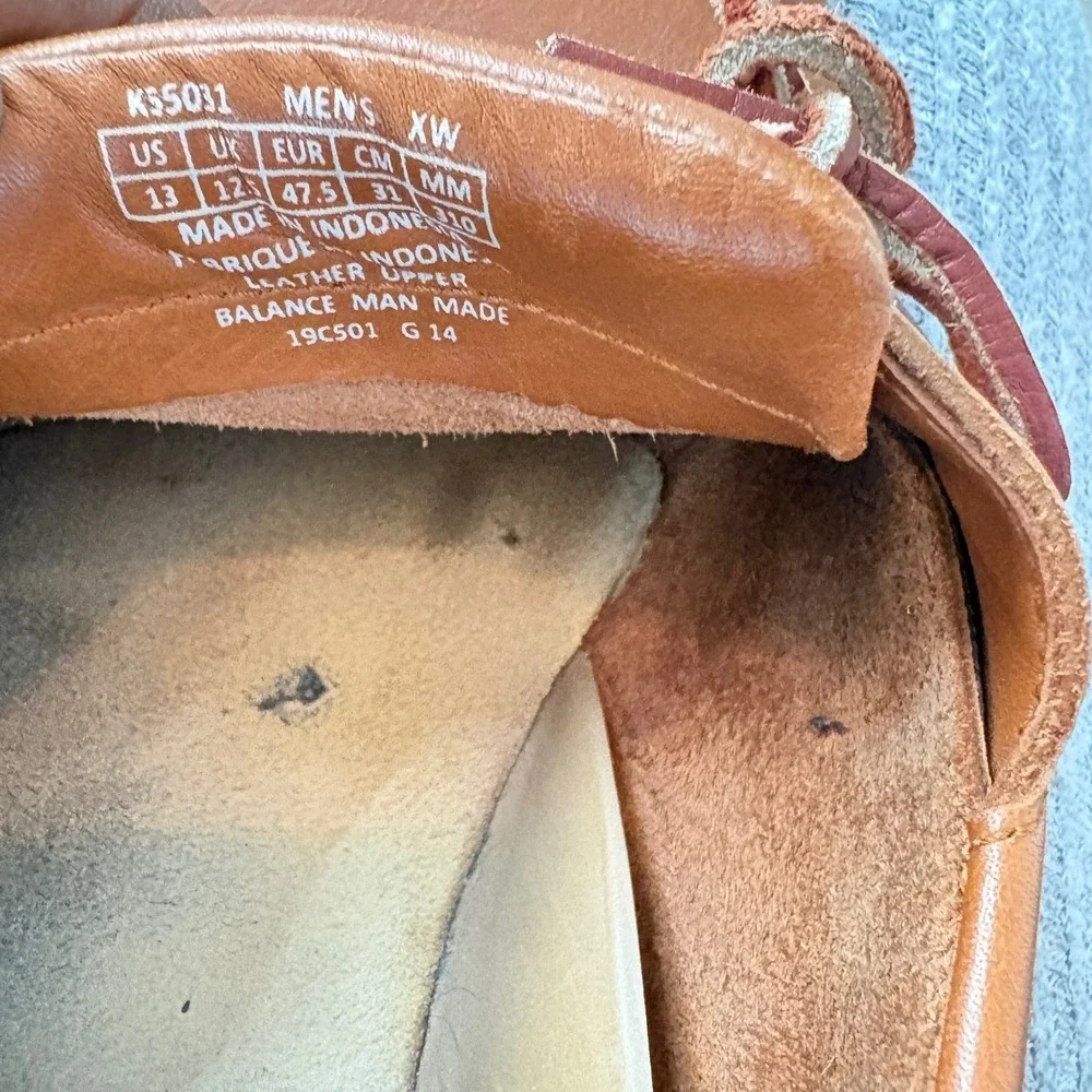 Rockport leather boat